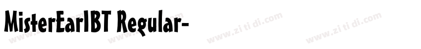 MisterEarIBT Regular字体转换